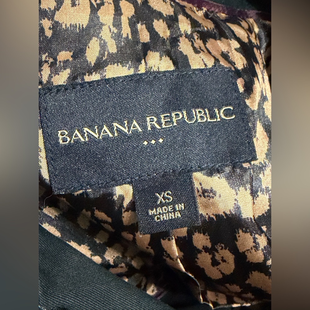 Banana Republic Black Double-Breasted Trench Coat – XS - Picture 5 of 9